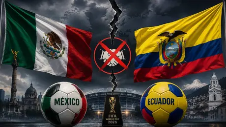 ¿Por qué México y Ecuador terminaron relaciones diplomáticas previo al Mundial 2026?