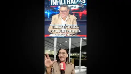 ¡Ecuador está furioso por viaje de 9 horas a la Ciudad de México!