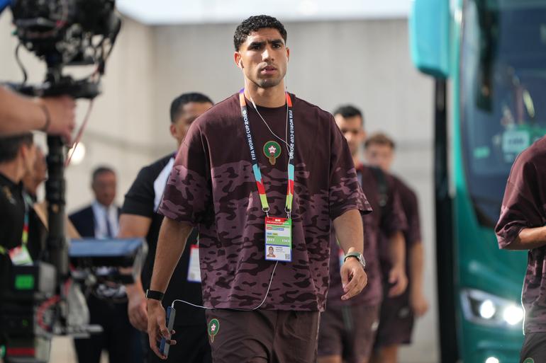 Achraf Hakimi, jugador de Marruecos | AP