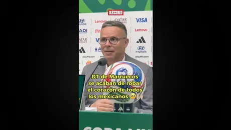 “El próximo Mundial el pueblo marroquí le devolverá a los fans mexicanos el cariño”: DT de Marruecos
