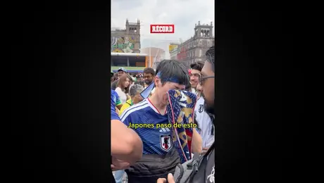 Japonés rompió en llanto tras la eliminación de su país en el Mundial