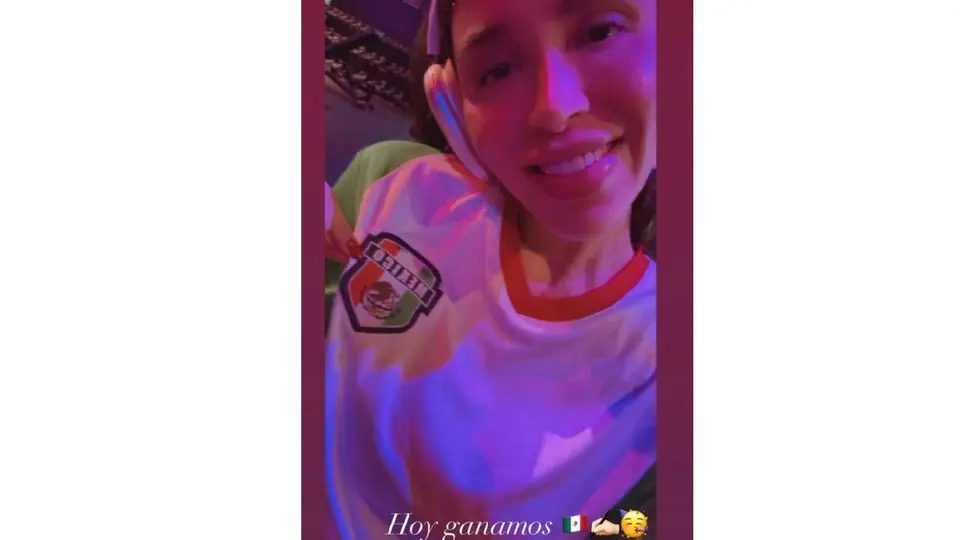 Emma Coronel mostró su apoyo a la Selección Mexicana con una historia en Instagram horas antes del partido contra Ecuador./ IG