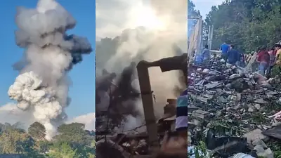 VIDEOS: Así fue la explosión de un polvorín en Cuernavaca que dejó víctimas mortales