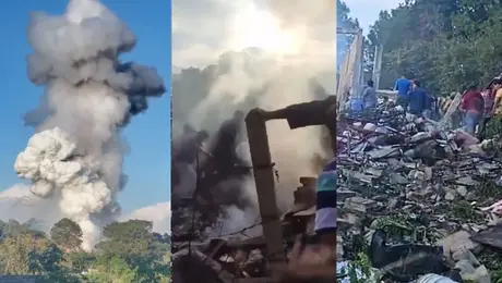VIDEOS: Así fue la explosión de un polvorín en Cuernavaca que dejó víctimas mortales