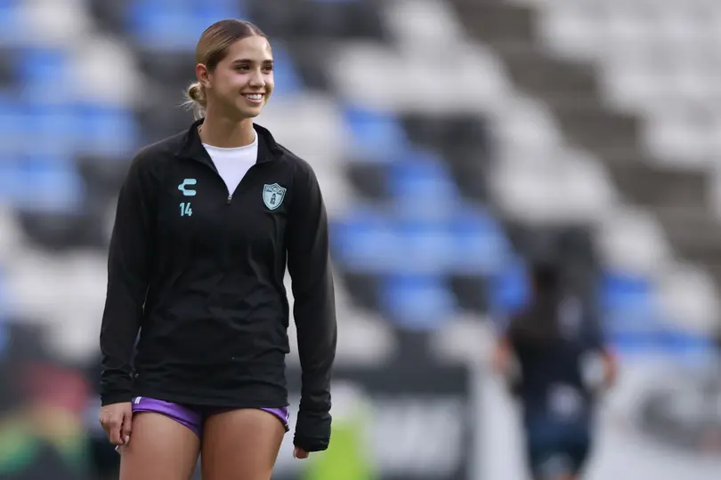 Nailea Vidrio previo a un partido con Pachuca Femenil | MEXSPORT