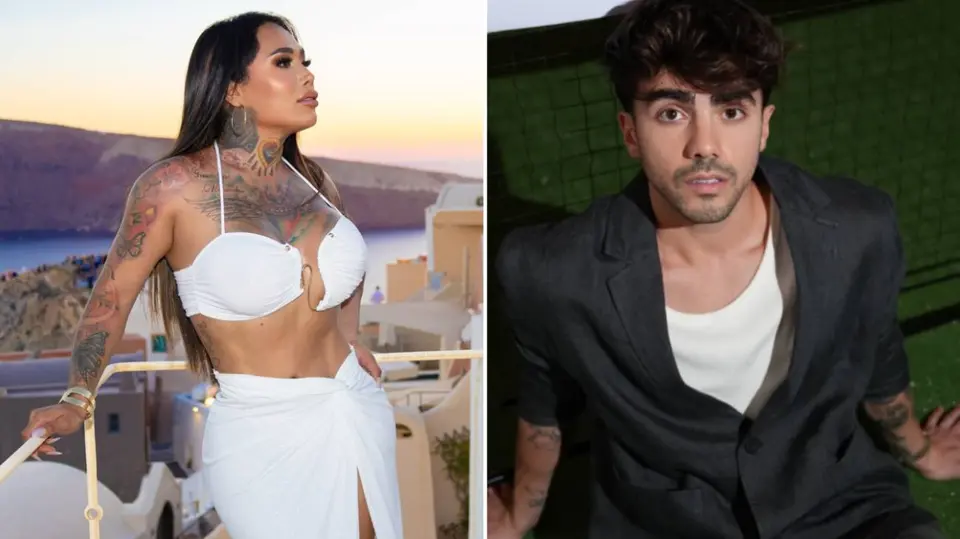 Karina Torres y Fede Vigevani compartieron un baño en el jacuzzi de la suite. / Especial