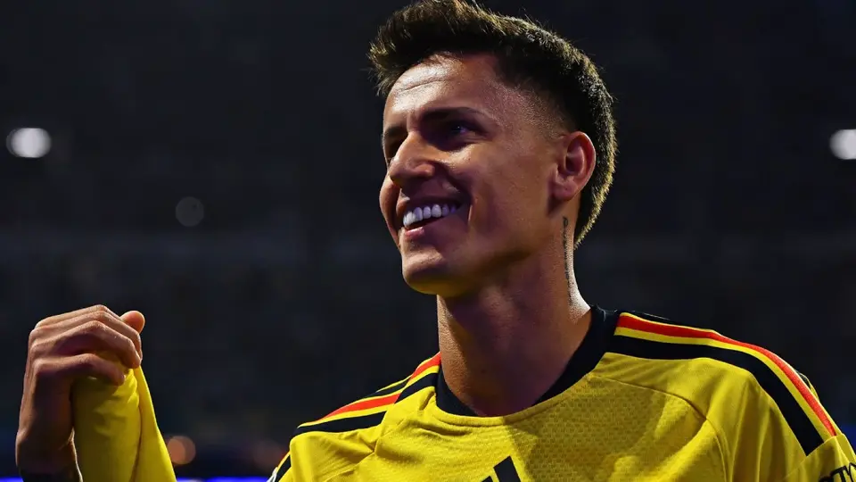 Brian Rodríguez en celebración con América en el Apertura 2026 de la Liga MX | MEXSPORT