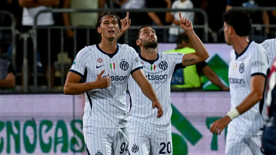 Inter de Milán, en festejo de gol | AP