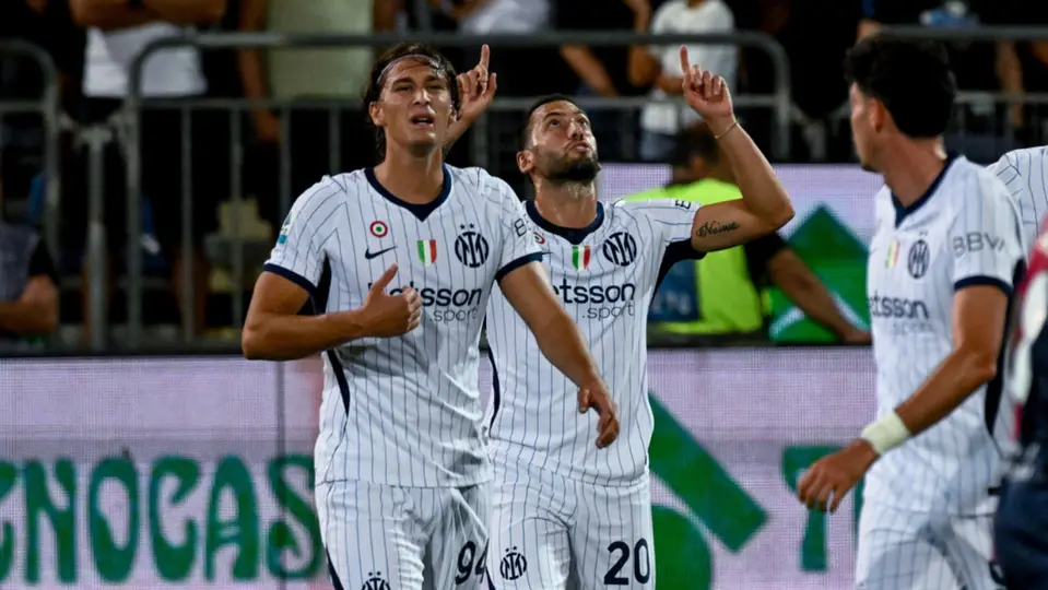 Inter de Milán, en festejo de gol | AP