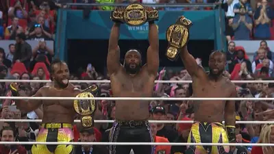 The New Level y Swerve Strickland conquistan los Campeonatos de Tríos de AEW en ALL IN Wembley 2026