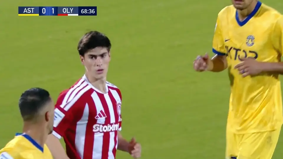 Armando 'Hormiga' González, en su primer partido en Europa | CAPTURA DE PANTALLA