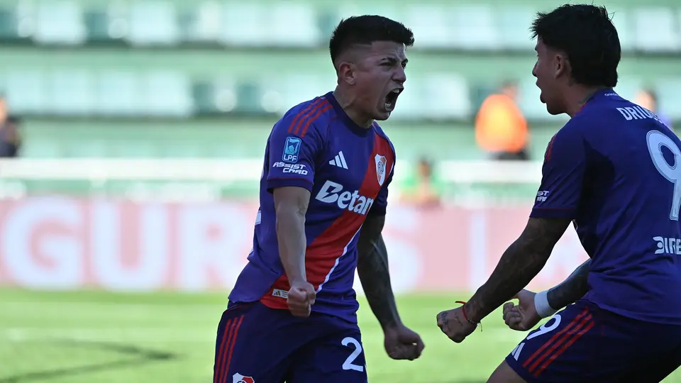 Thiago Almada festeja | X: @RiverPlate