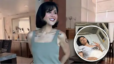 Gomita preocupa a sus fans: subió al escenario con el intestino inflamado y sin poder enderezarse