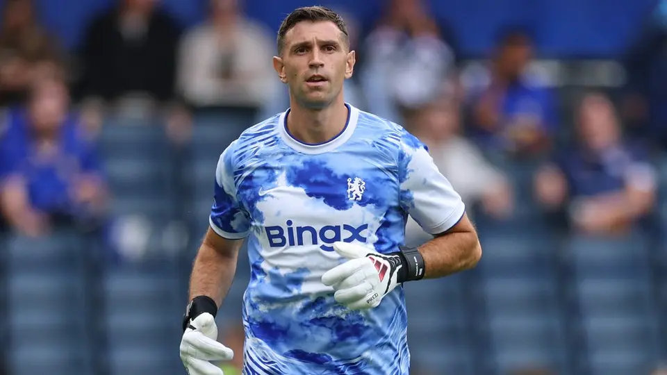 Emiliano Martínez previo a su primer partido con Chelsea en la Premier League | AP