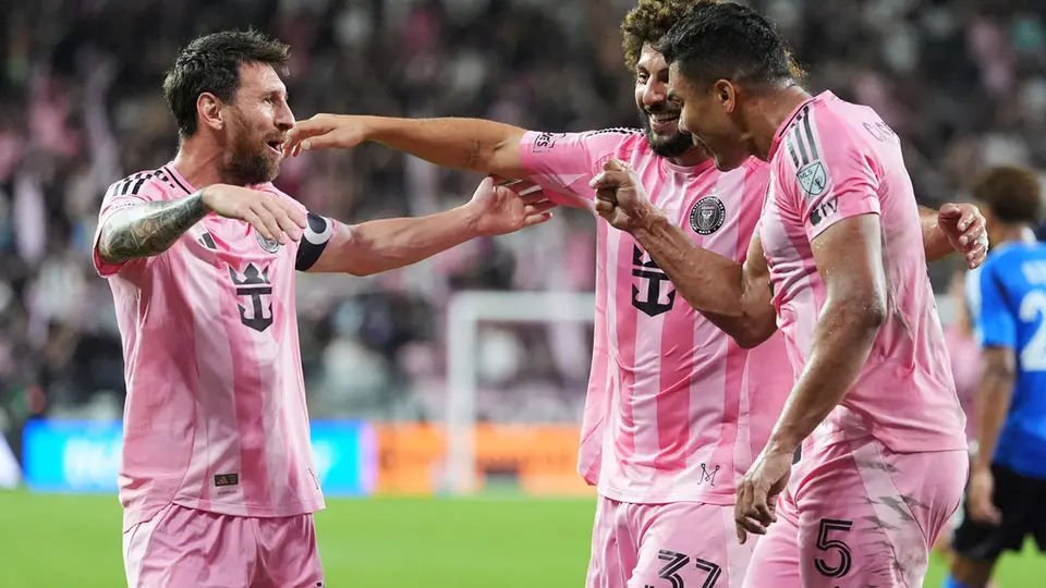 Inter Miami golea al Montréal con un póker de Messi | AP