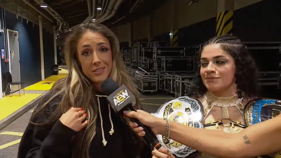 Persephone y Britt Baker | @Fightful