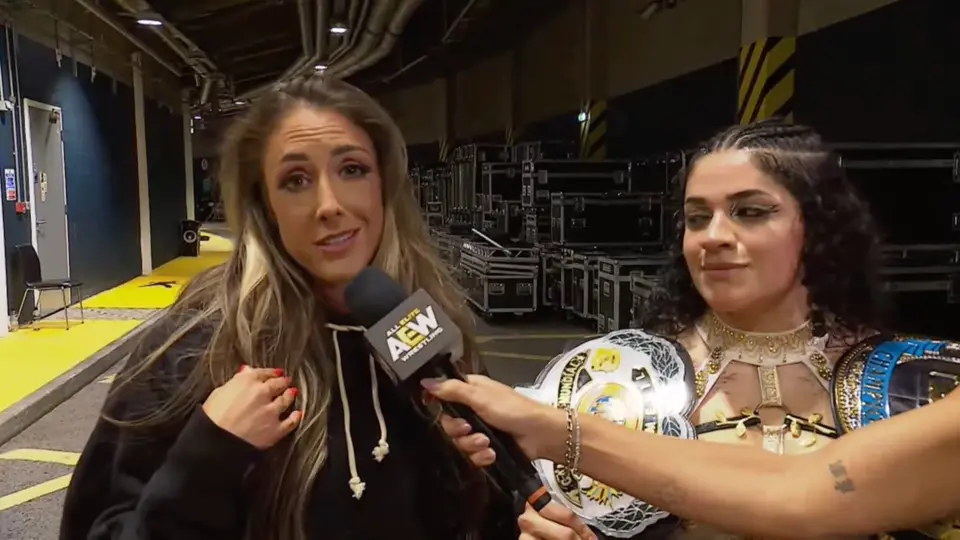 Persephone y Britt Baker | @Fightful
