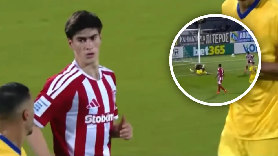 VIDEO: Así fue la falla de Armando “Hormiga” González en su debut con Olympiacos