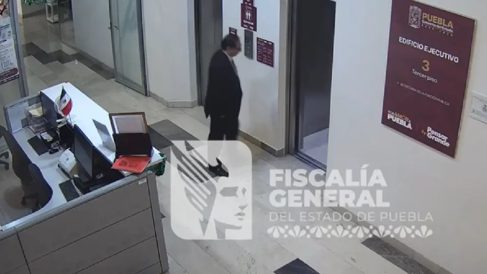 Las autoridades mostraron un video de los últimos momentos con vida del funcionario / Especial