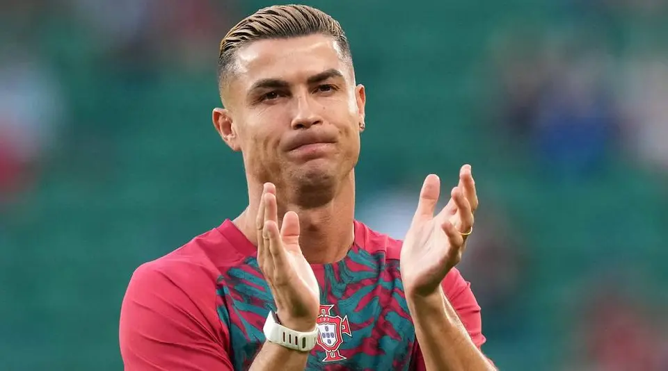 Cristiano Ronaldo previo a un juego de Portugal l AP