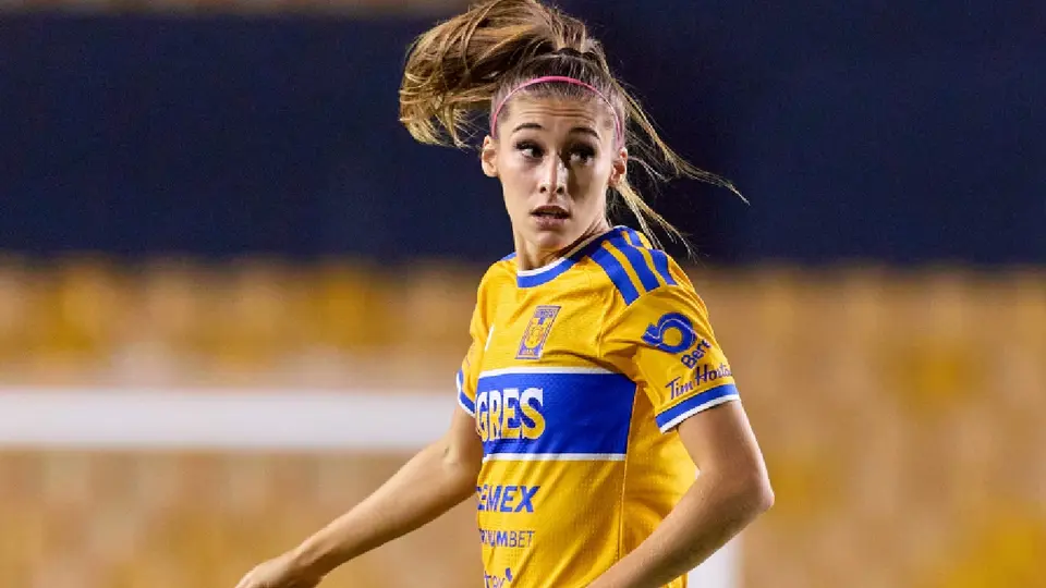 Tatiana Flores en un partido de Tigres Femenil ante Juárez | MEXSPORT