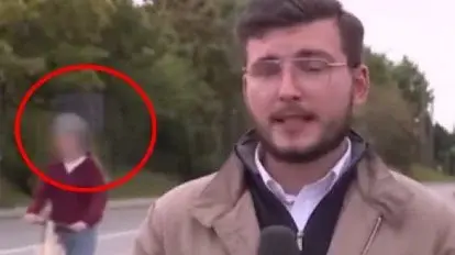 El reportero Milosz Sieliwonczyk se encontraba transmitiendo en vivo cuando ocurrió el atropello./especial