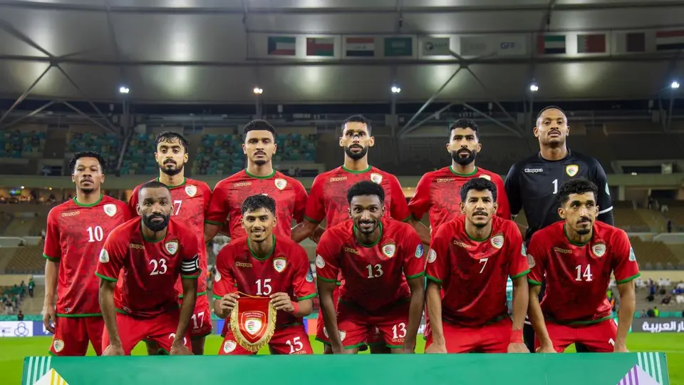 Selección de Omán previo al duelo ante Kuwait en la Copa del Golfo 2026 | x @Oman_NT