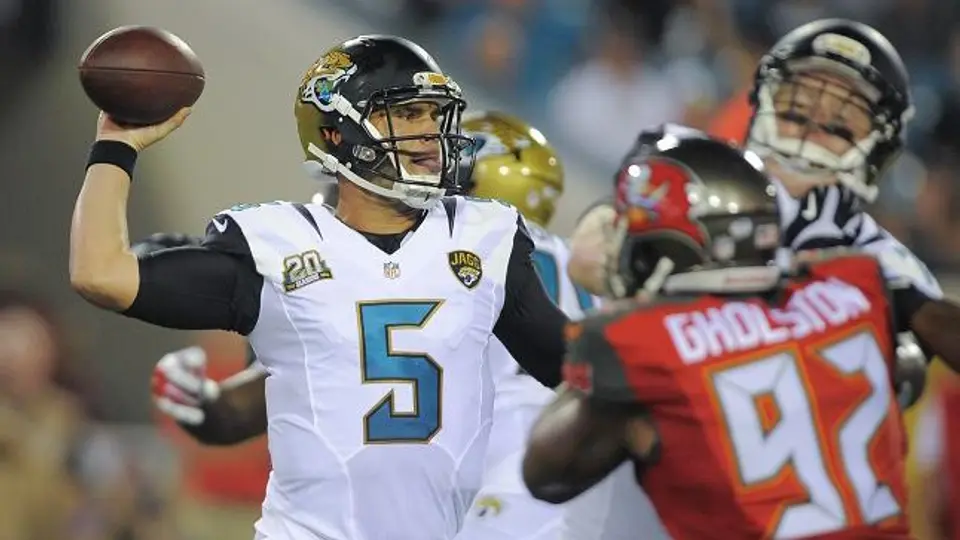 Blake Bortles, fundamental en triunfo de Jaguares