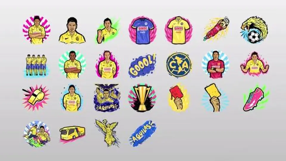 América lanza emojis para sus aficionados