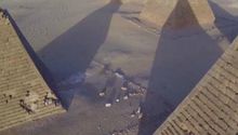 Dron graba las pirámides de Nubia