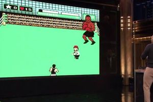 Mike Tyson se noquea a sí mismo... en Punch-out