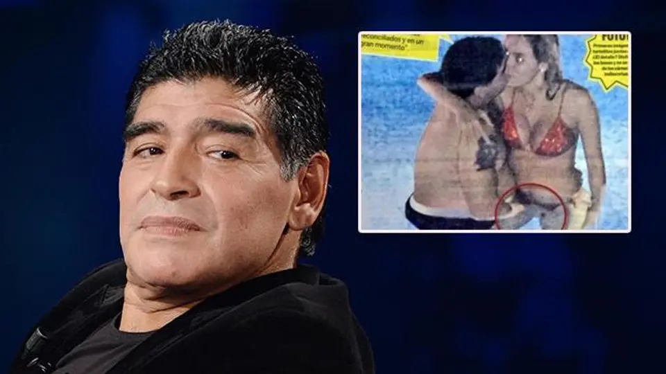 Maradona muestra 'candente mano de Dios'