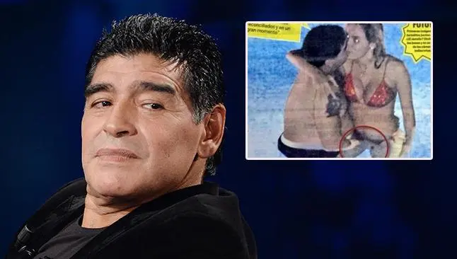 Maradona muestra 'candente mano de Dios'