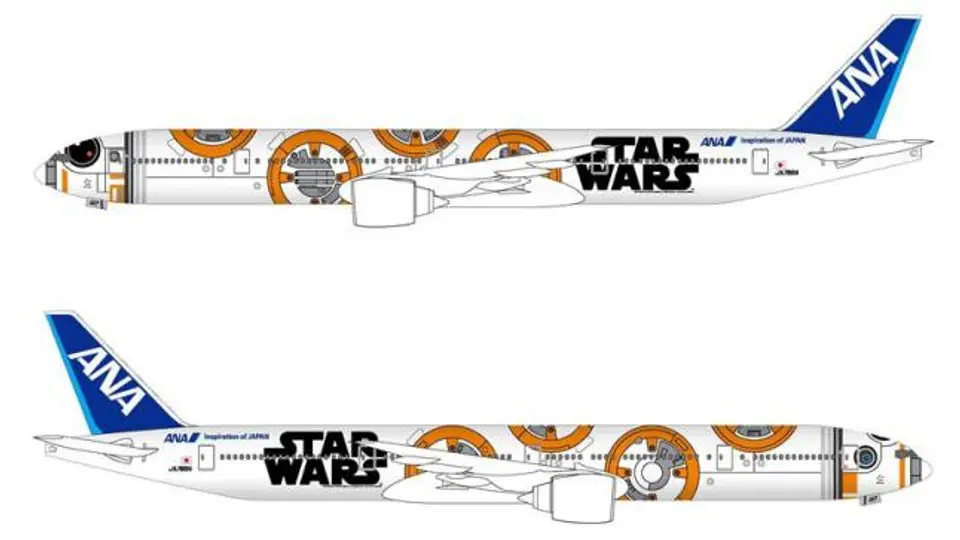 Aerolínea japonesa tendrá aviones al estilo Star Wars