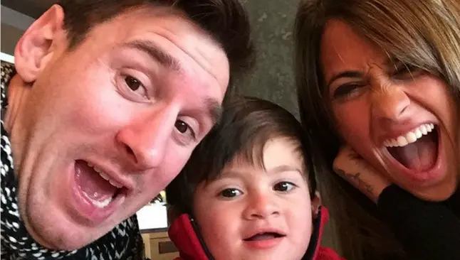 Lionel Messi felicita a su esposa en Instagram