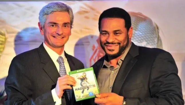 Jerome Bettis presenta Madden 15 en México