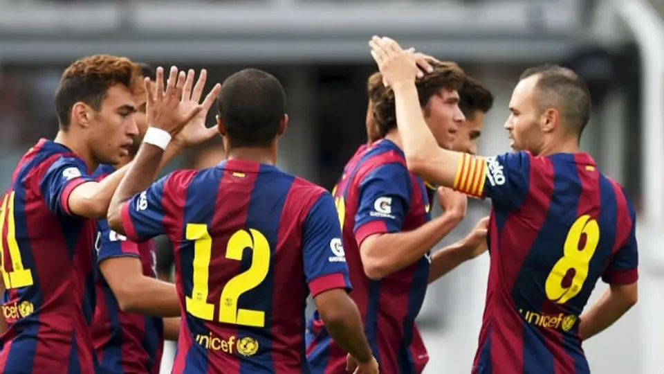 Barcelona golea en partido amistoso al Helsinki