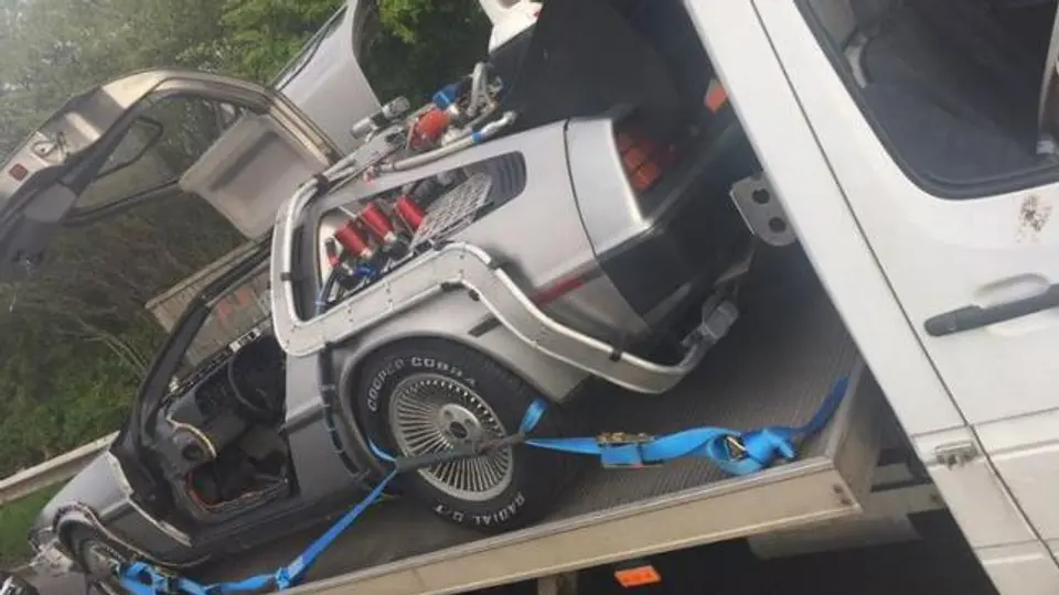 Detienen un DeLorean en Inglaterra
