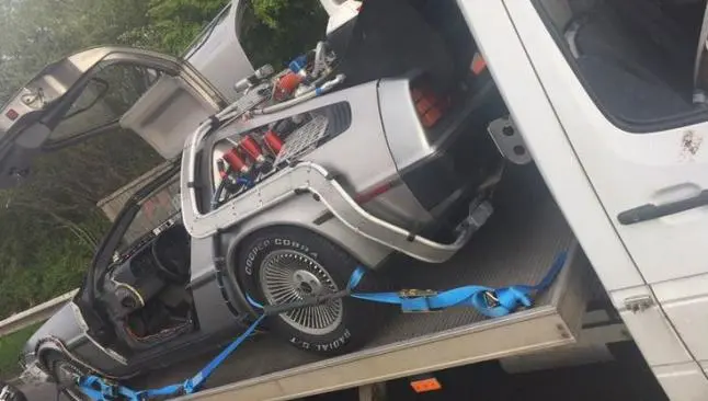 Detienen un DeLorean en Inglaterra