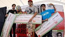 Nelson Garza, primero en Nacional de Skatebording