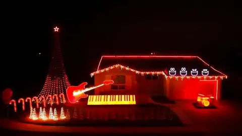 Maestro de música crea show de luces basado en Star Wars