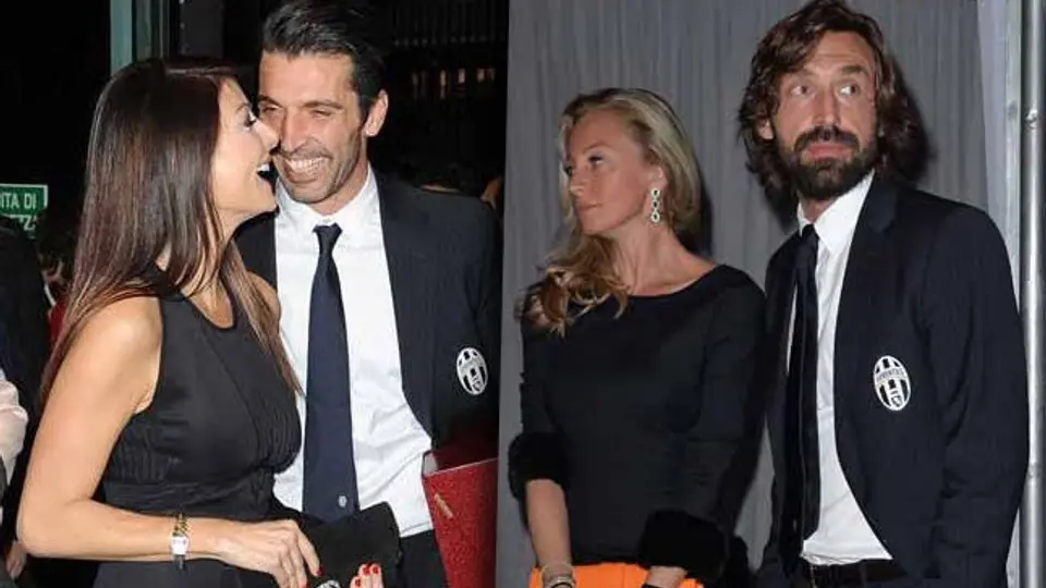Pirlo y Buffon presumen a sus nuevas parejas