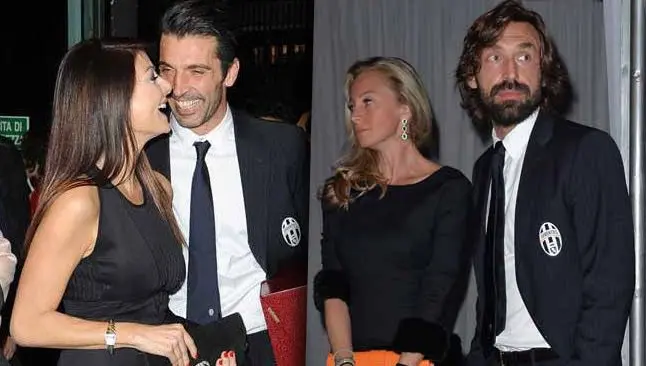 Pirlo y Buffon presumen a sus nuevas parejas