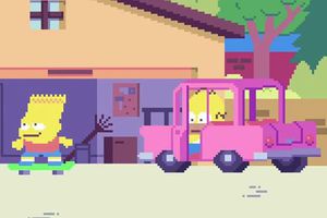 El grandioso inicio pixeleado' de Los Simpsons