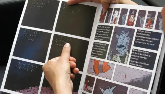 Crean primer cómic mexicano en braile