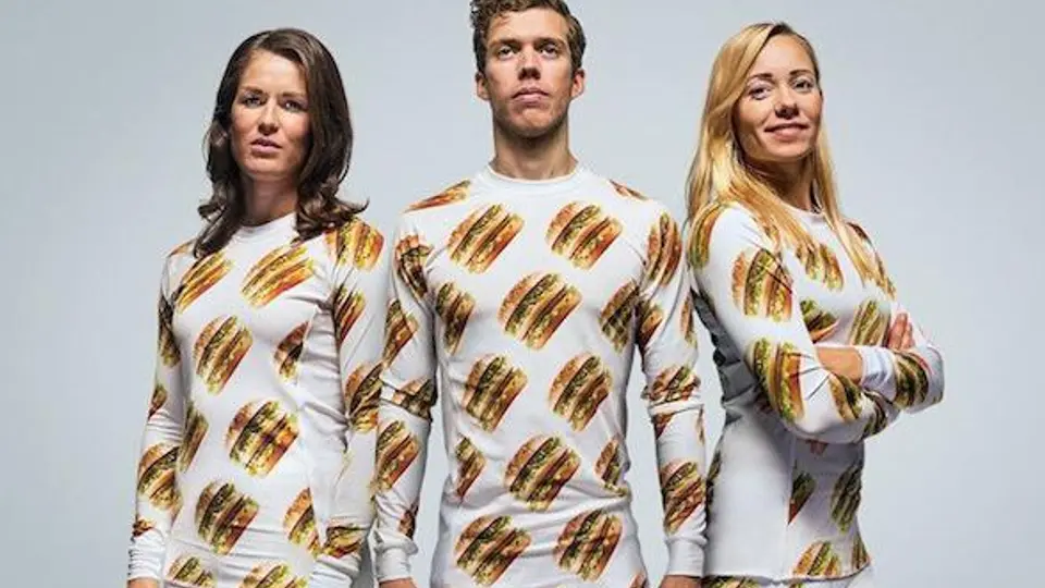 Crean colección de ropa inspirada en hamburgueas