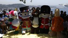 Mascotas de Juegos Olímpicos visitan Río de Janeiro