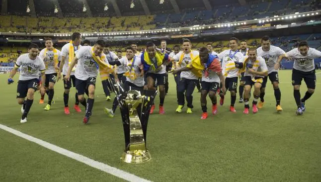 América festeja el título de Concachampions | MEXSPORT