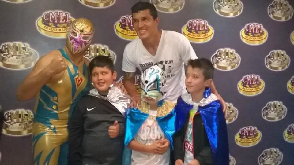 Maza Rodríguez también disfruta de la lucha libre