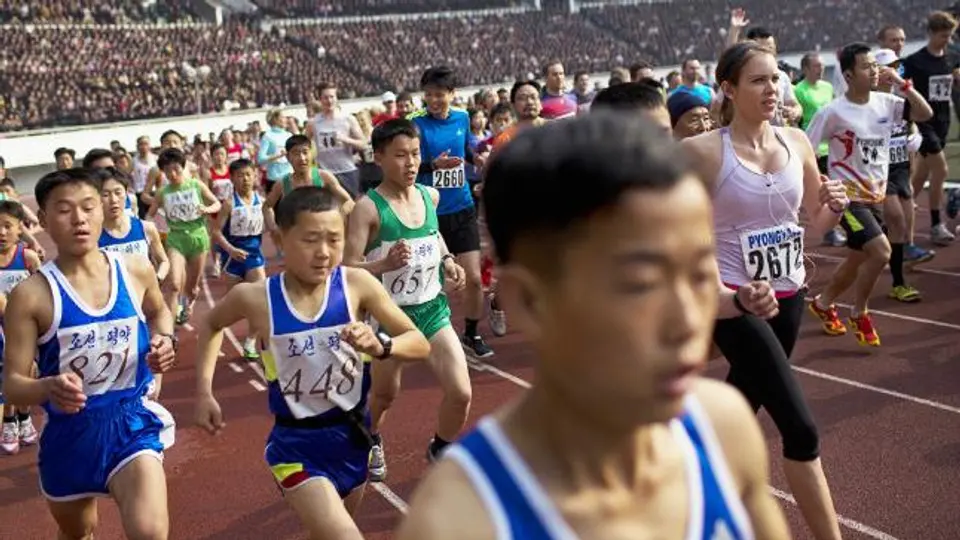Maratón de Corea del Norte prohíbe extranjeros por temor al ébola